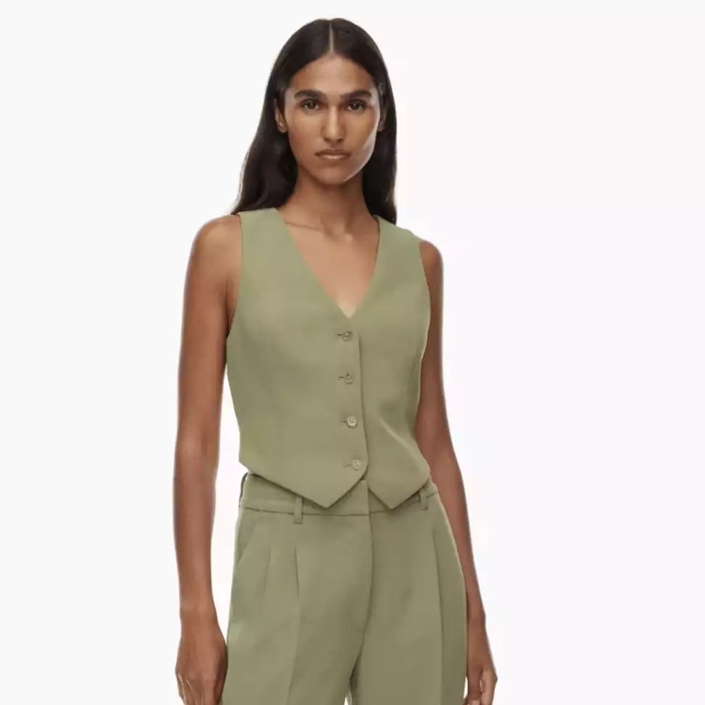 Aritzia Olive Green top